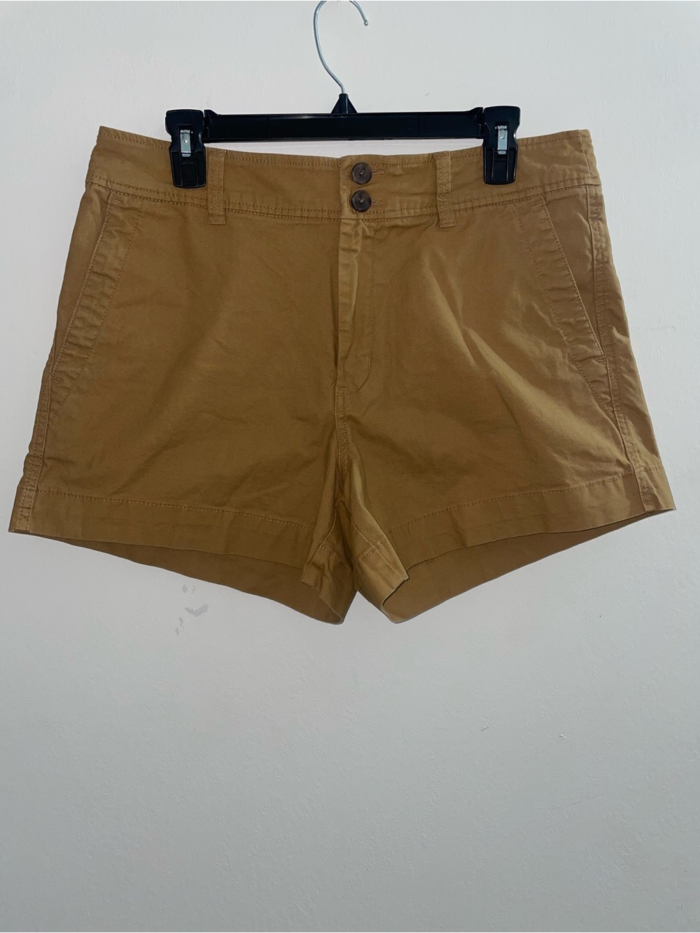 A New Day High-Rise Dark Khaki Everyday Stretch Chino Shorts women’s Size 12